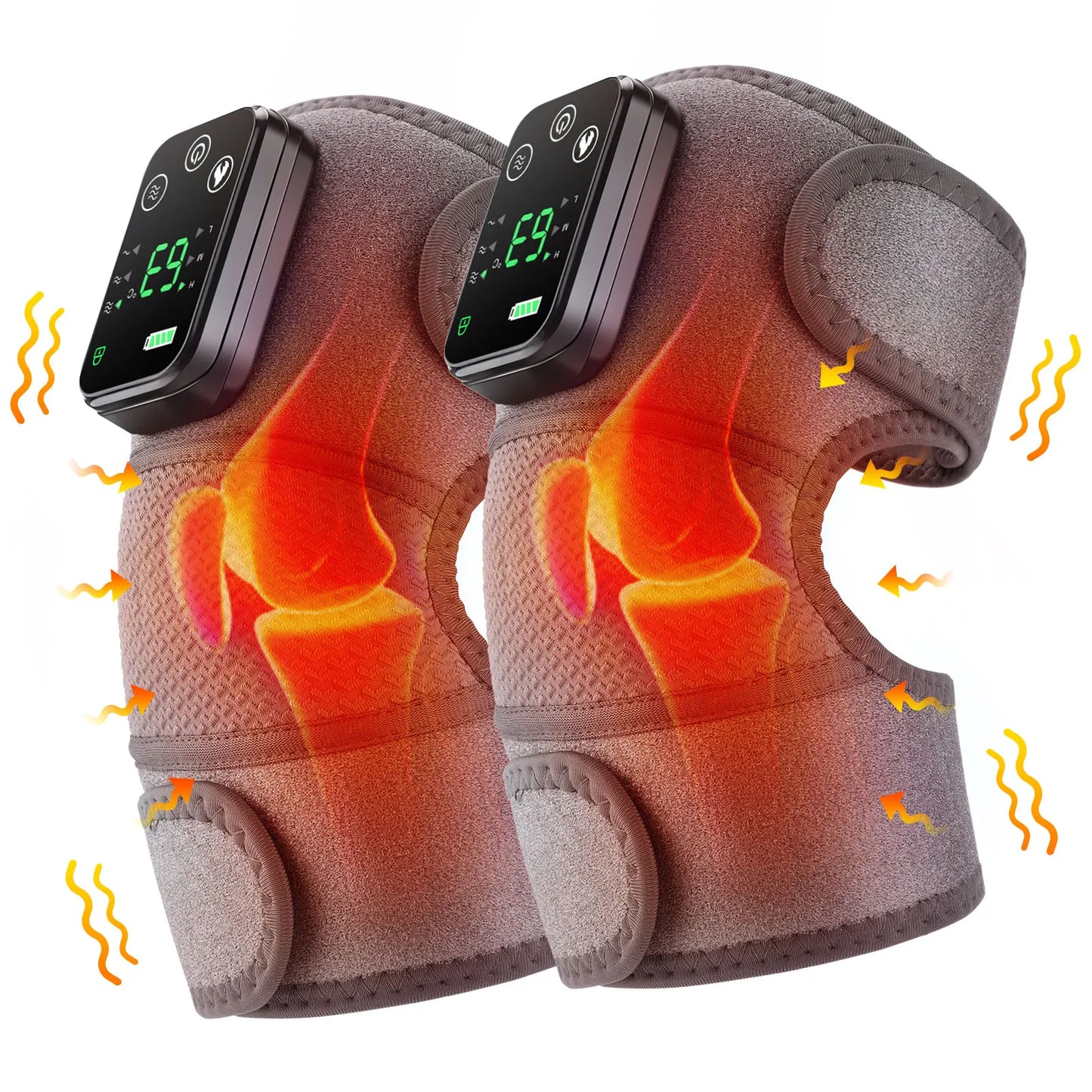 Warmara HeatWrap™ — Smart 3-in-1 Heat and Vibration Therapy for Targeted Joint and Muscle Relief