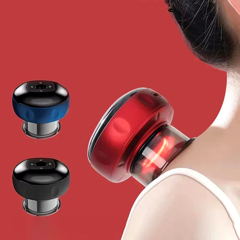 TheraLume™ 5-in-1 Smart Cupping Therapy Set — Heat, Suction & Red-Light for Joint & Muscle Relief