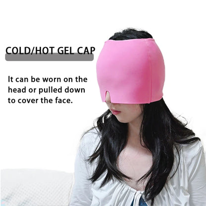 IceClarity™ Relief Cap — Dual Hot & Cold Therapy for Migraine, Stress & Sinus Relief