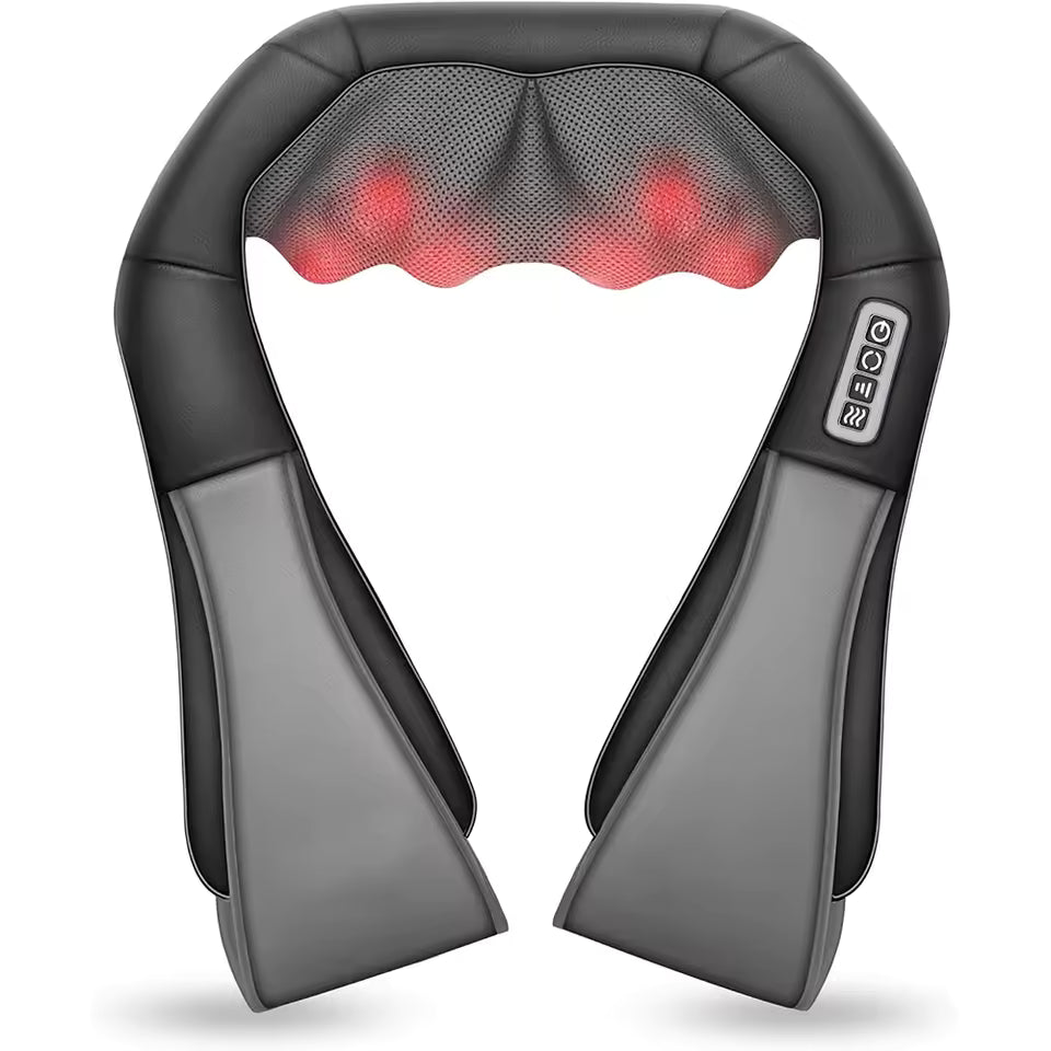NeckVital™ ShiatsuHeat Massager — 3-D Deep-Tissue Kneading with Warmth for Neck, Shoulder & Posture Relief