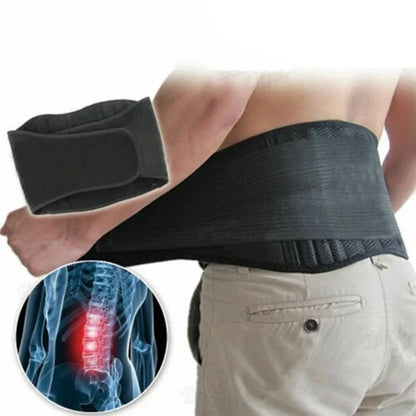 MagneRelief™ Support Wrap — Soothing Magnetic & Heat Therapy for Total Lower-Back Comfort
