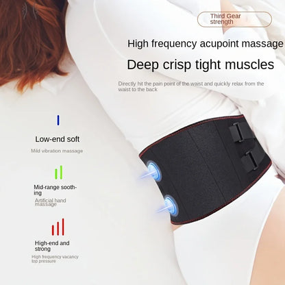 EaseMate™ Relief Belt — Cordless Heat & Vibration Therapy for Back, Waist & Muscle Pain