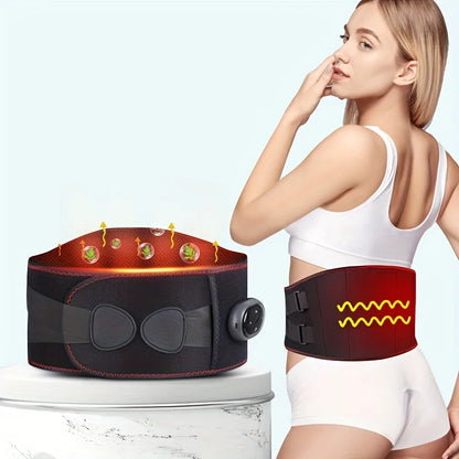 EaseMate™ Relief Belt — Cordless Heat & Vibration Therapy for Back, Waist & Muscle Pain
