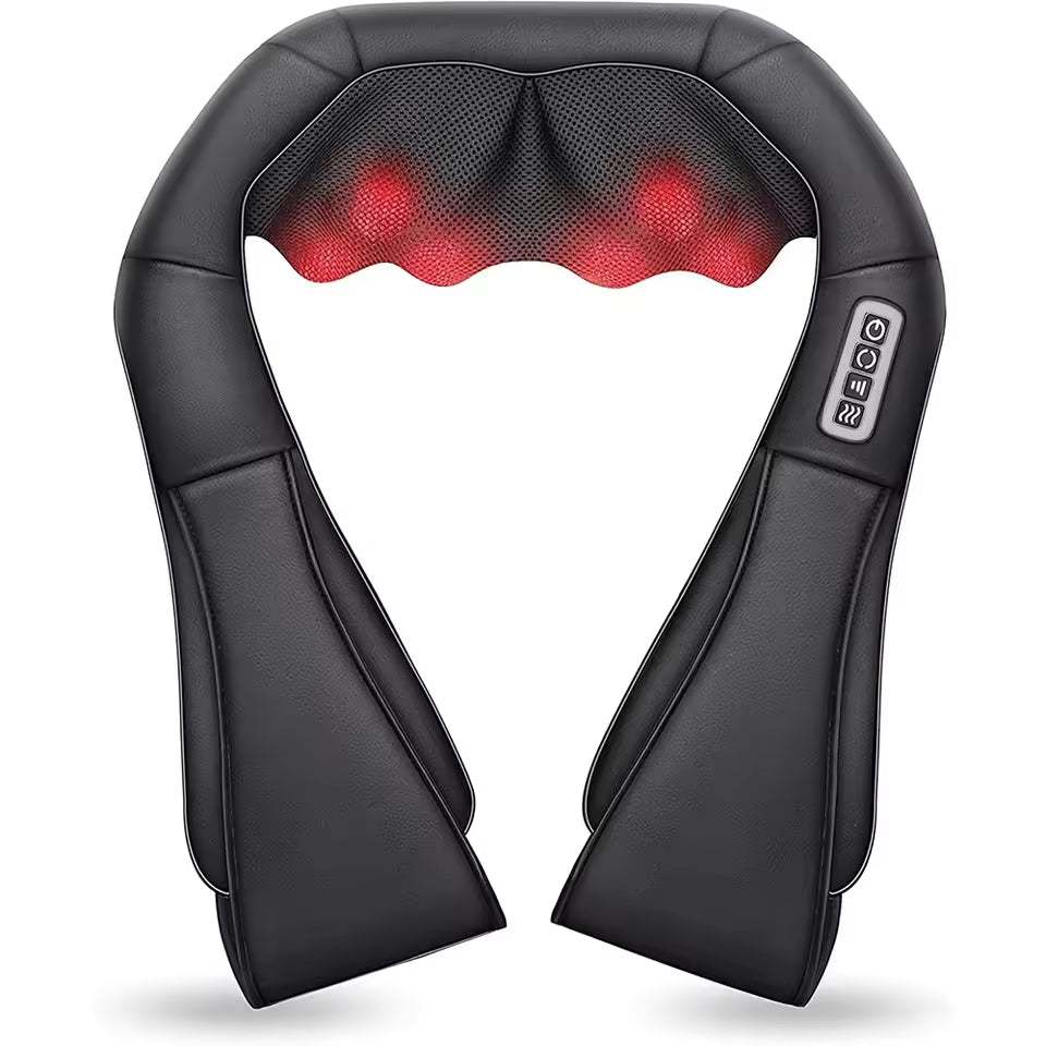 NeckVital™ ShiatsuHeat Massager — 3-D Deep-Tissue Kneading with Warmth for Neck, Shoulder & Posture Relief