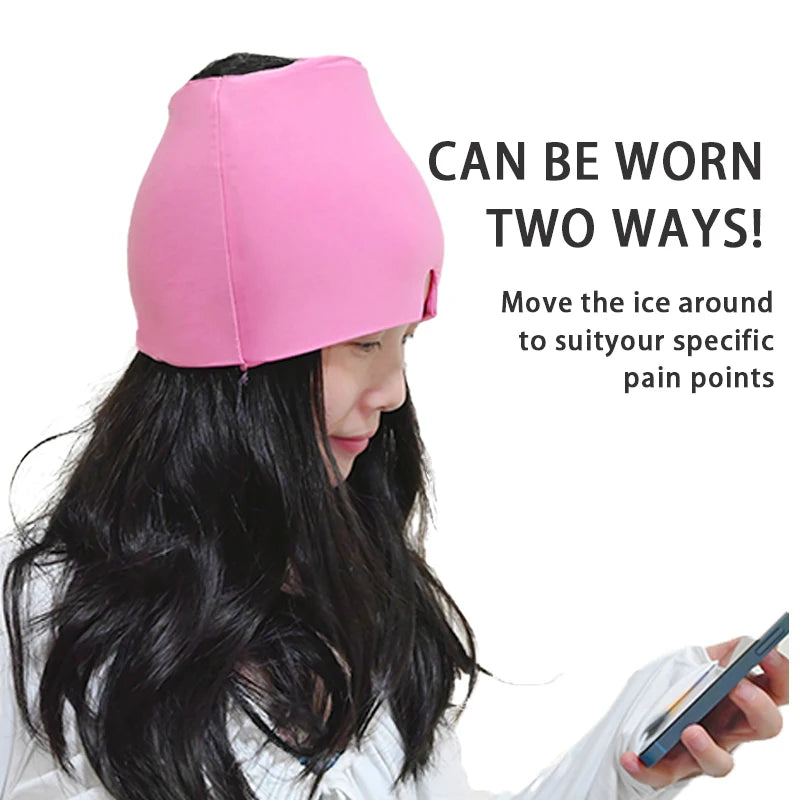 IceClarity™ Relief Cap — Dual Hot & Cold Therapy for Migraine, Stress & Sinus Relief