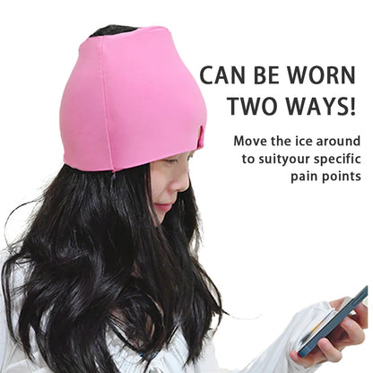 IceClarity™ Relief Cap — Dual Hot & Cold Therapy for Migraine, Stress & Sinus Relief