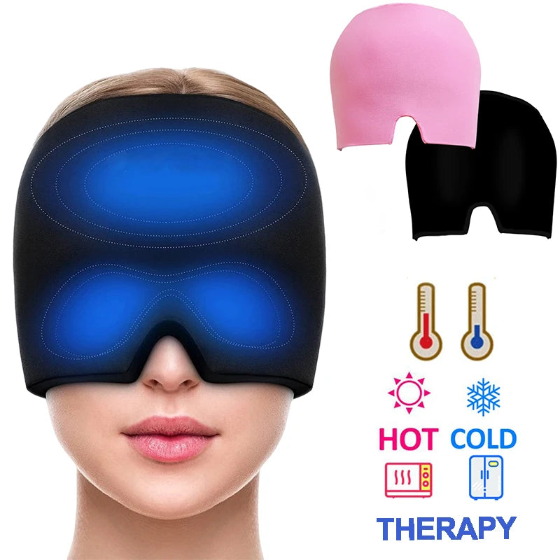 IceClarity™ Relief Cap — Dual Hot & Cold Therapy for Migraine, Stress & Sinus Relief